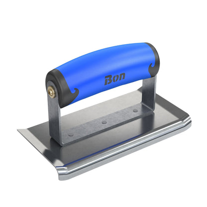 Bon Tool Curved End Concrete Edger - Comfort Wave Handle - RHINOBUILD Bricklaying Tools