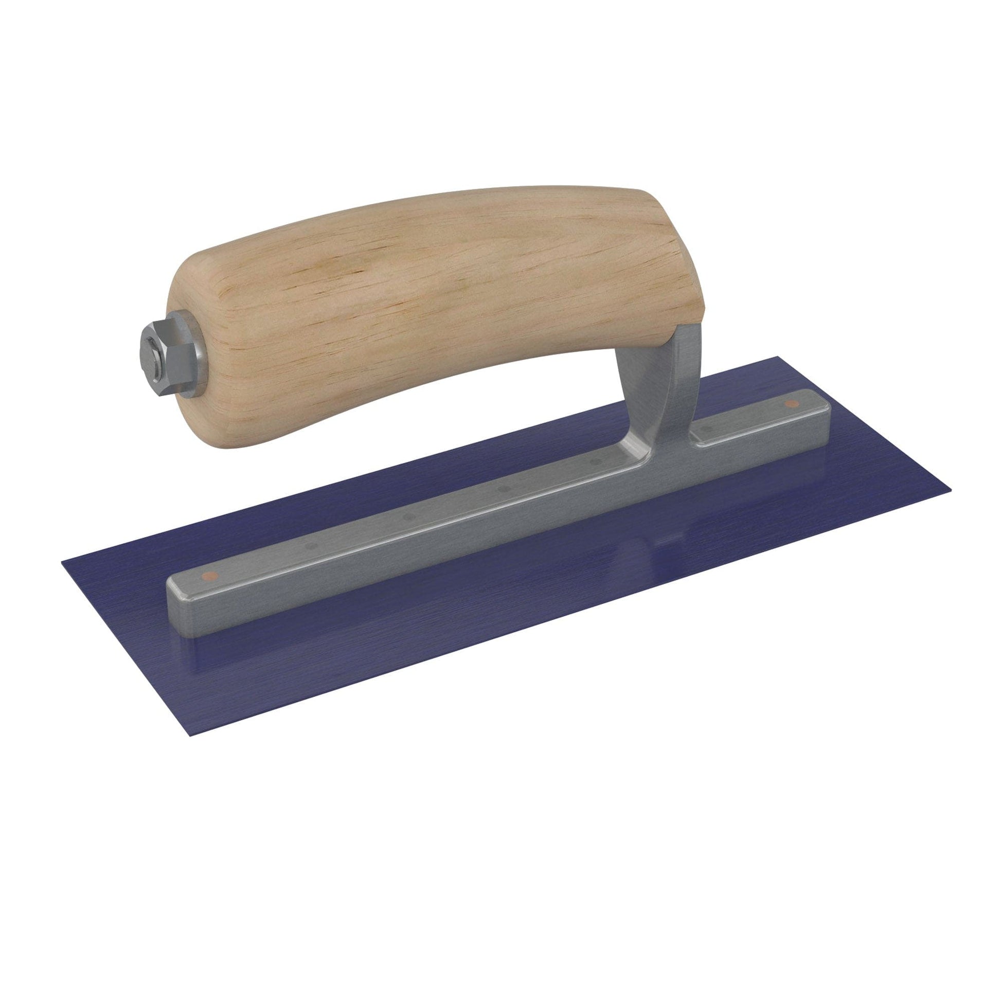 Bon Tool Blue Steel Midget Trowel - Camel Back Wood Handle - RHINOBUILD Bricklaying Tools