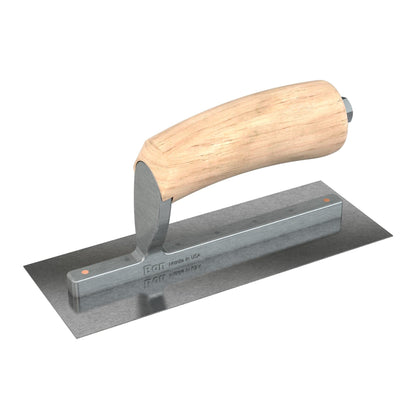 Bon Tool Carbon Steel Midget Trowel - Camel Back Wood Handle - RHINOBUILD Bricklaying Tools