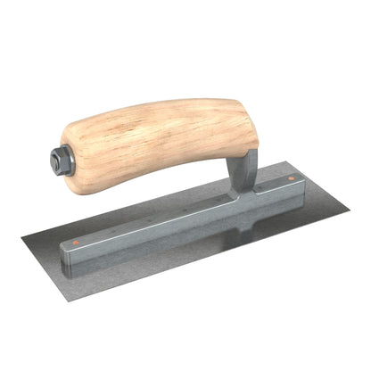 Bon Tool Carbon Steel Midget Trowel - Camel Back Wood Handle - RHINOBUILD Bricklaying Tools