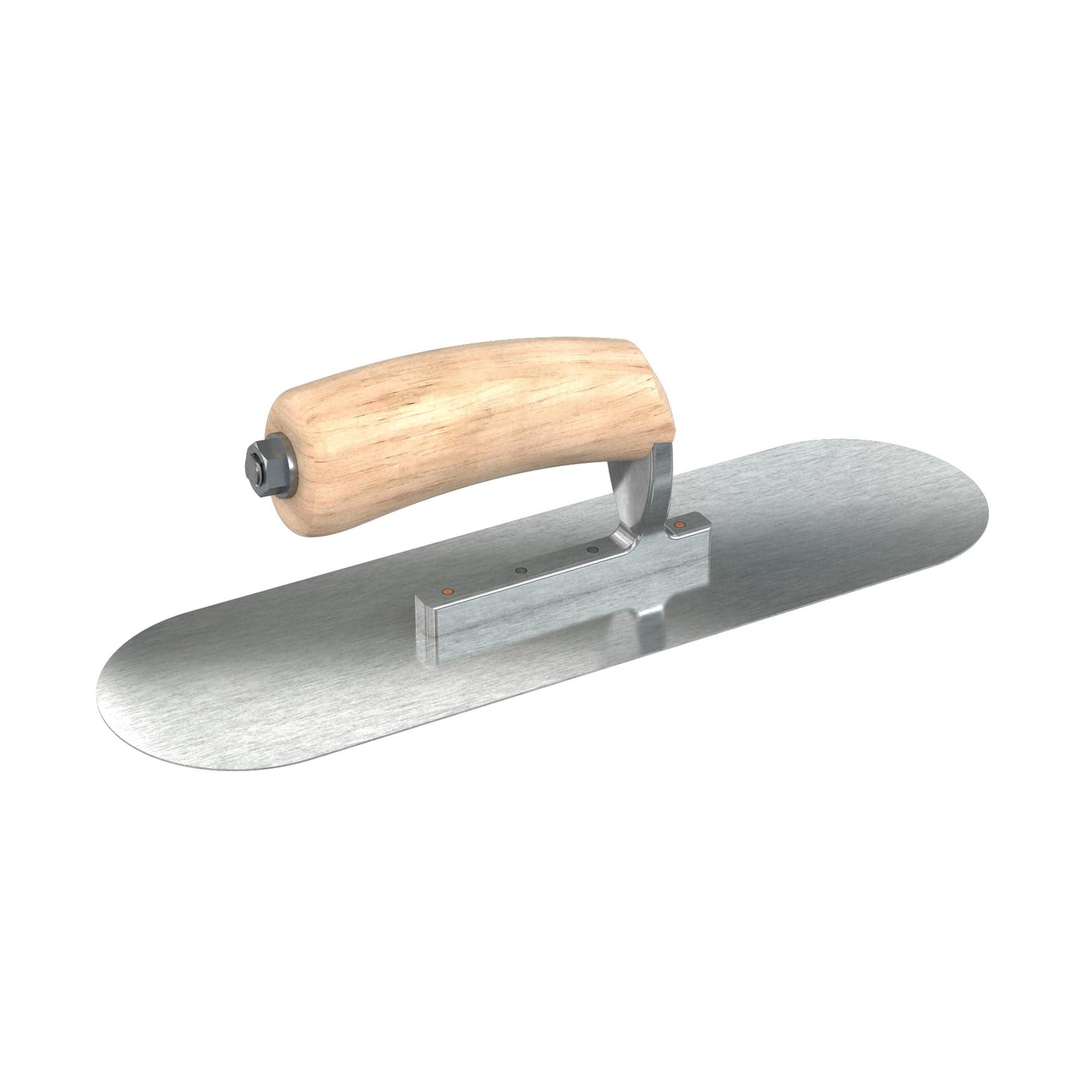 Bon Tool Razor Stainless Steel Pool Trowel - Camel Back Wood Handle - RHINOBUILD Bricklaying Tools