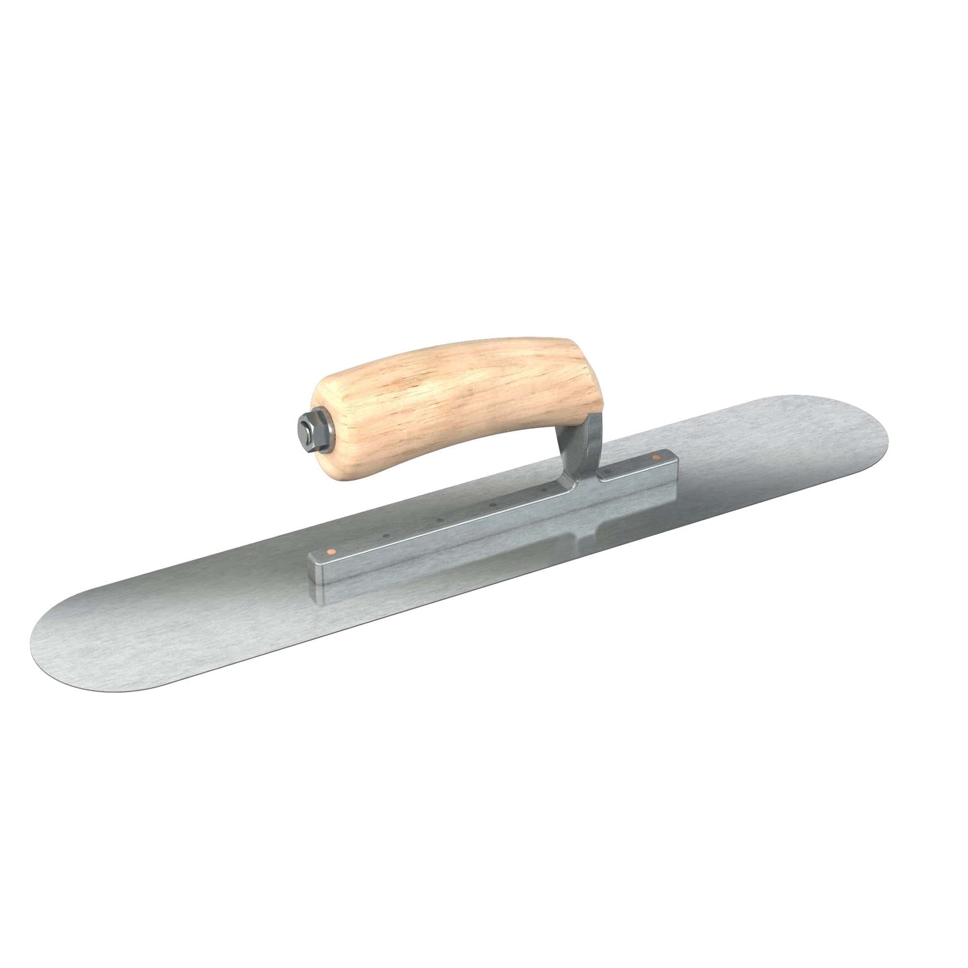 Bon Tool Razor Stainless Steel Pool Trowel - Camel Back Wood Handle - RHINOBUILD Bricklaying Tools
