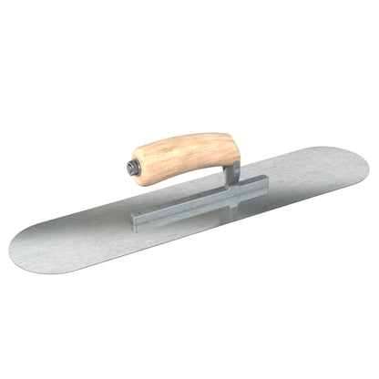 Bon Tool Razor Stainless Steel Pool Trowel - Camel Back Wood Handle - RHINOBUILD Bricklaying Tools