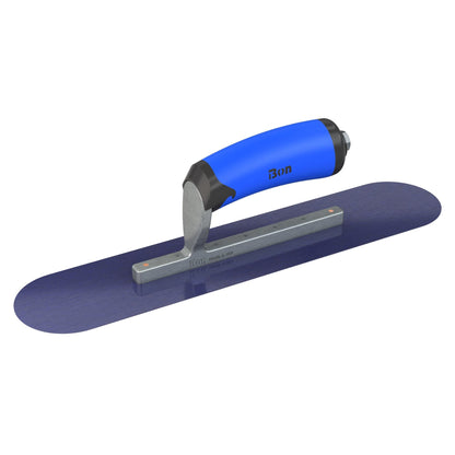 Bon Tool Blue Steel Pool Trowel - Comfort Wave Handle - RHINOBUILD Bricklaying Tools