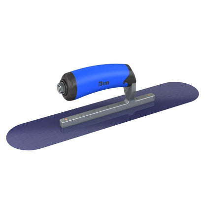 Bon Tool Blue Steel Pool Trowel - Comfort Wave Handle - RHINOBUILD Bricklaying Tools
