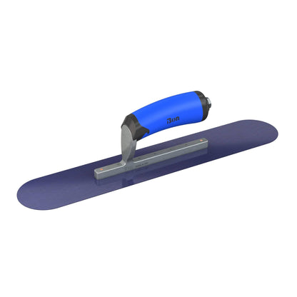 Bon Tool Blue Steel Pool Trowel - Comfort Wave Handle - RHINOBUILD Bricklaying Tools