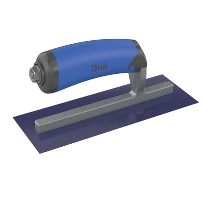 Bon Tool Blue Steel Midget Trowel - Camel Back Wood Handle - RHINOBUILD Bricklaying Tools