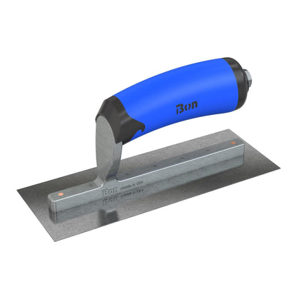Bon Tool Carbon Steel Midget Trowel - Camel Back Wood Handle - RHINOBUILD Bricklaying Tools
