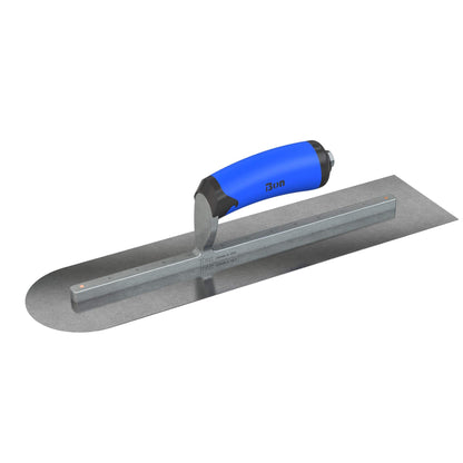 Bon Tool Carbon Steel Square/Round Trowel - Comfort Wave Handle - RHINOBUILD Bricklaying Tools