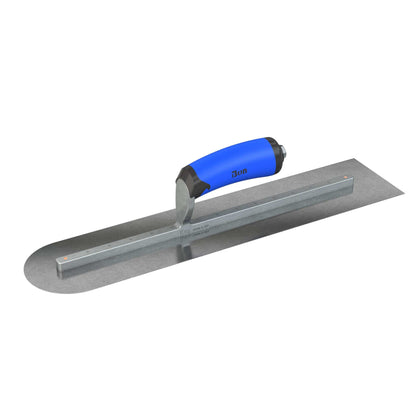 Bon Tool Carbon Steel Square/Round Trowel - Comfort Wave Handle - RHINOBUILD Bricklaying Tools