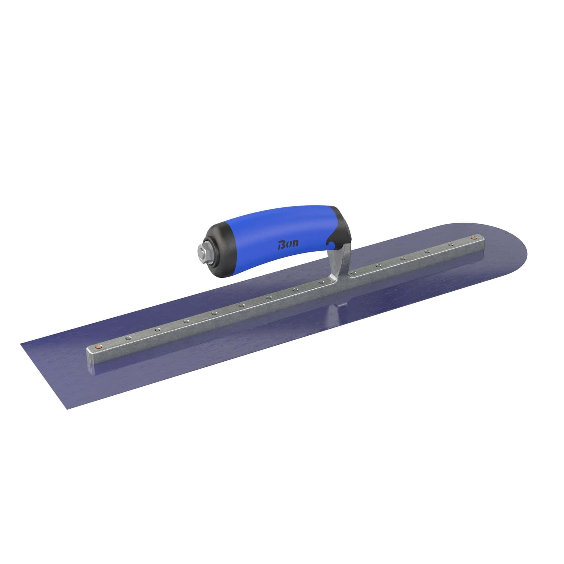 Bon Tool Blue Steel Square/Round Trowel - Comfort Wave Handle - RHINOBUILD Bricklaying Tools