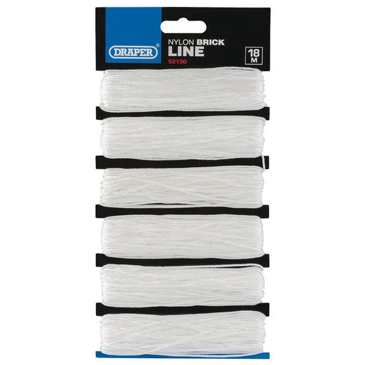 6 X 18M Nylon Brick Line Hanks - Draper