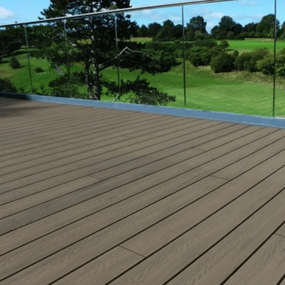 Piranha Hunter Decking Board 136mm x 25mm x 3.6m - Brown - Piranha Decking
