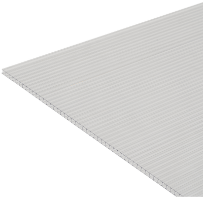 Twinwall Polycarbonate Sheet Clear 2000mm x 1050mm x 6mm - B4L Roofing