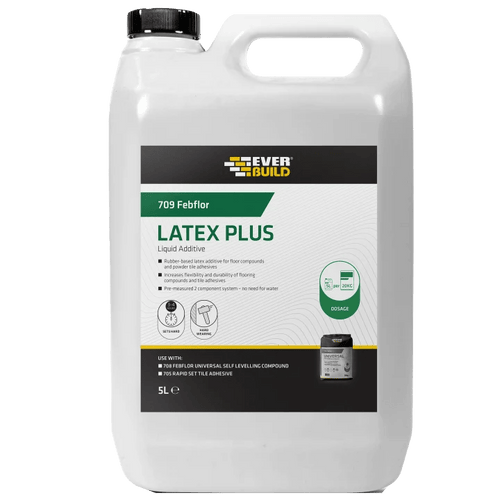 Everbuild 709 Floor Flex Plus Latex x 5 Litre - Everbuild