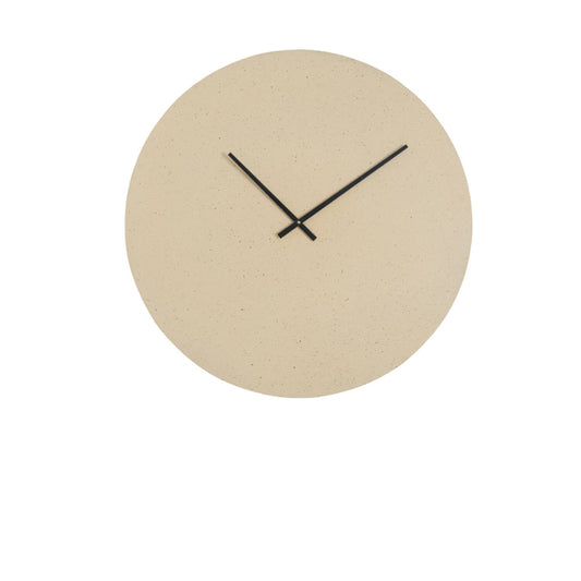 Clock Ø74 cm LICOLA matt sand & light brown spotted