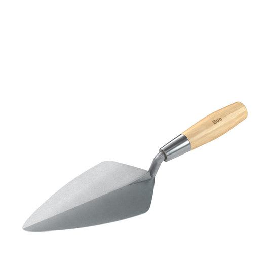Bon Tool Narrow London Brick Trowel Wood Handle - RHINOBUILD Bricklaying Tools