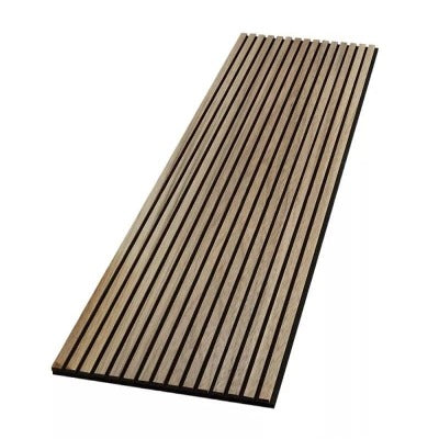 Wooden Slat Acoustic Wall Panel 2400mm x 600mm x 21mm - All Colours