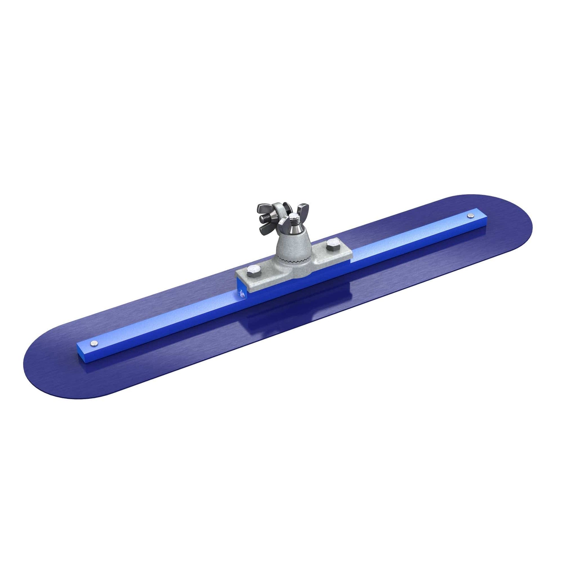 Bon Tool Round End Blue Steel Fresno with Locking All-Angle Bracket - RHINOBUILD Bricklaying Tools