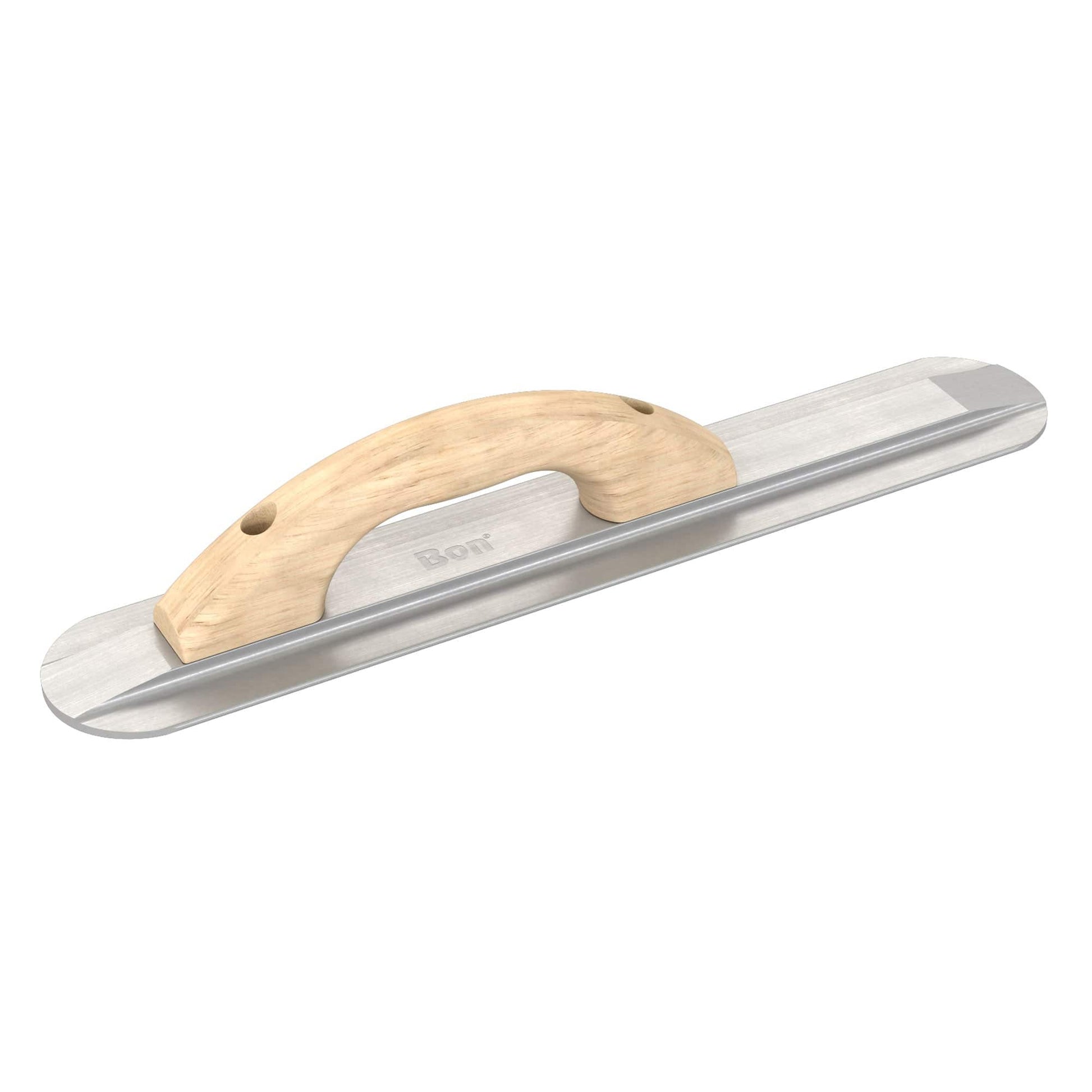 Bon Tool Round End Magnesium Float - Wood Handle - RHINOBUILD Bricklaying Tools
