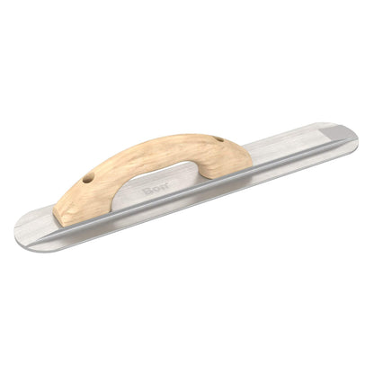 Bon Tool Round End Magnesium Float - Wood Handle - RHINOBUILD Bricklaying Tools