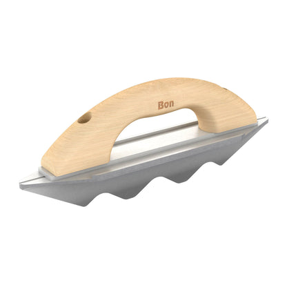 Bon Tool Red Line Vegas Hand Groover - Serrated - Wood Handle (82-839) - RHINOBUILD Bricklaying Tools