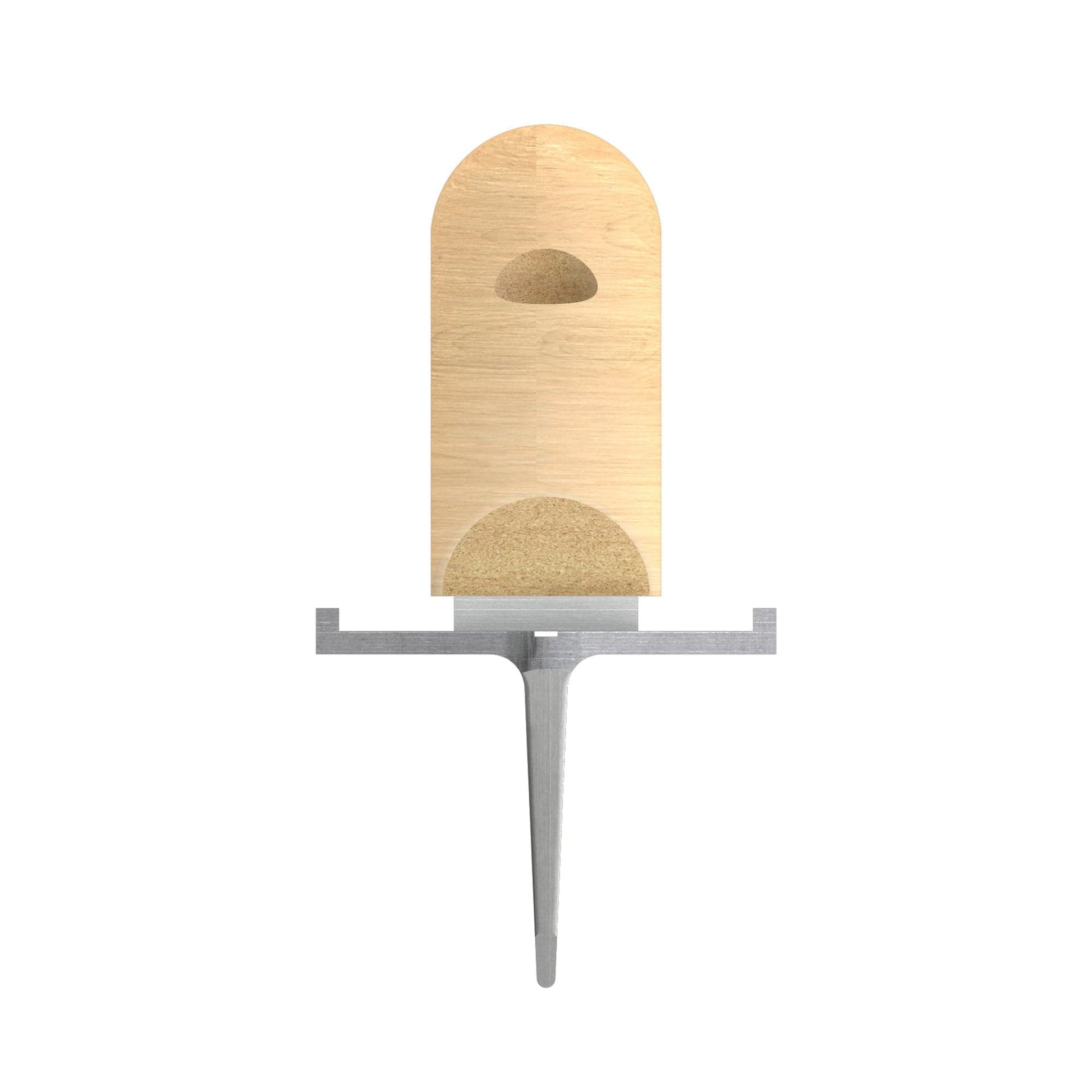 Bon Tool Red Line Vegas Hand Groover - Serrated - Wood Handle (82-839) - RHINOBUILD Bricklaying Tools