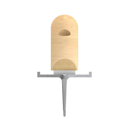 Bon Tool Red Line Vegas Hand Groover - Serrated - Wood Handle (82-839) - RHINOBUILD Bricklaying Tools