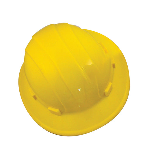 Bon Tool Hard Hat - Full Brim - Yellow (84-535) - RHINOBUILD Bricklaying Tools