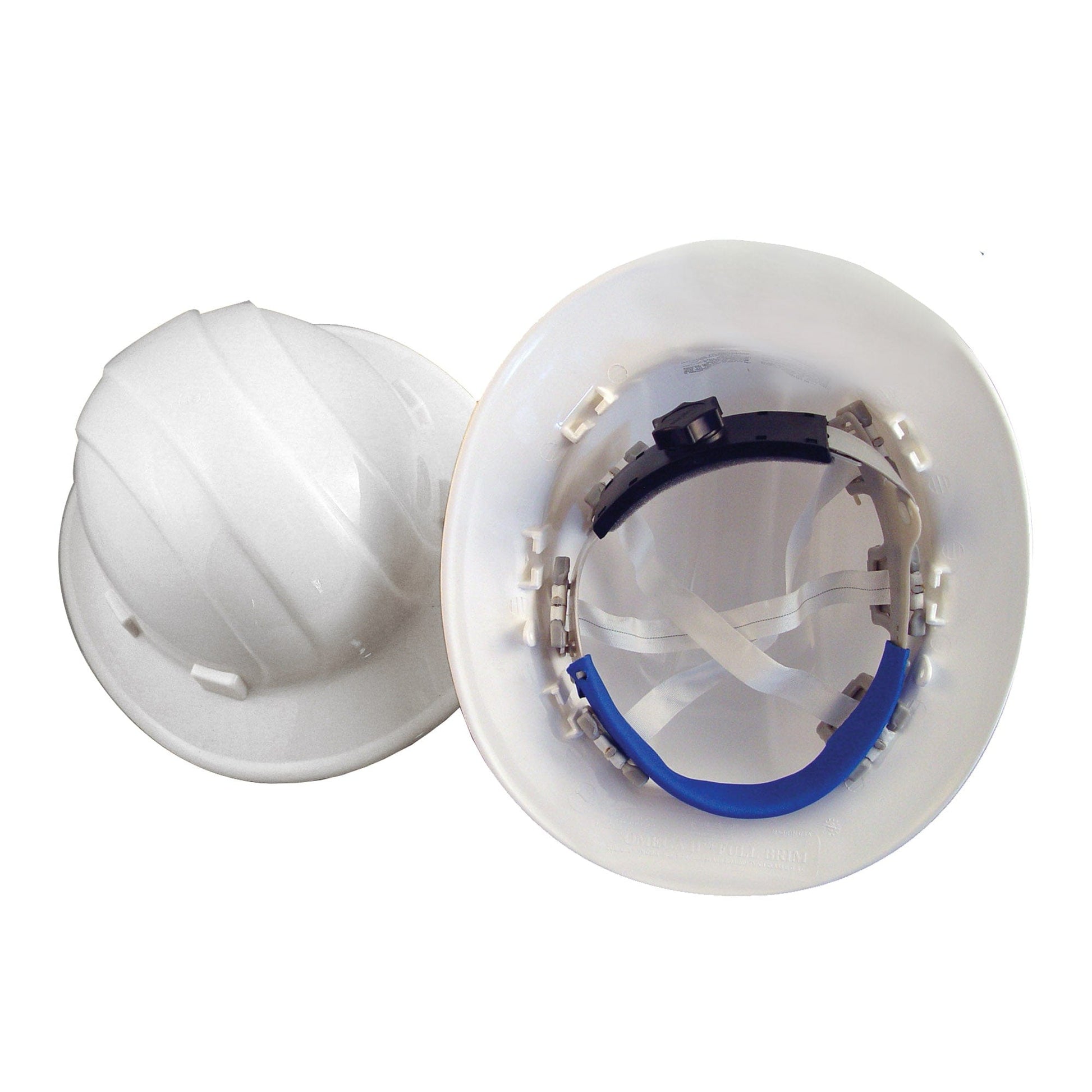 Bon Tool Hard Hat - Full Brim - White W/Ratchet (84-536) - RHINOBUILD Bricklaying Tools