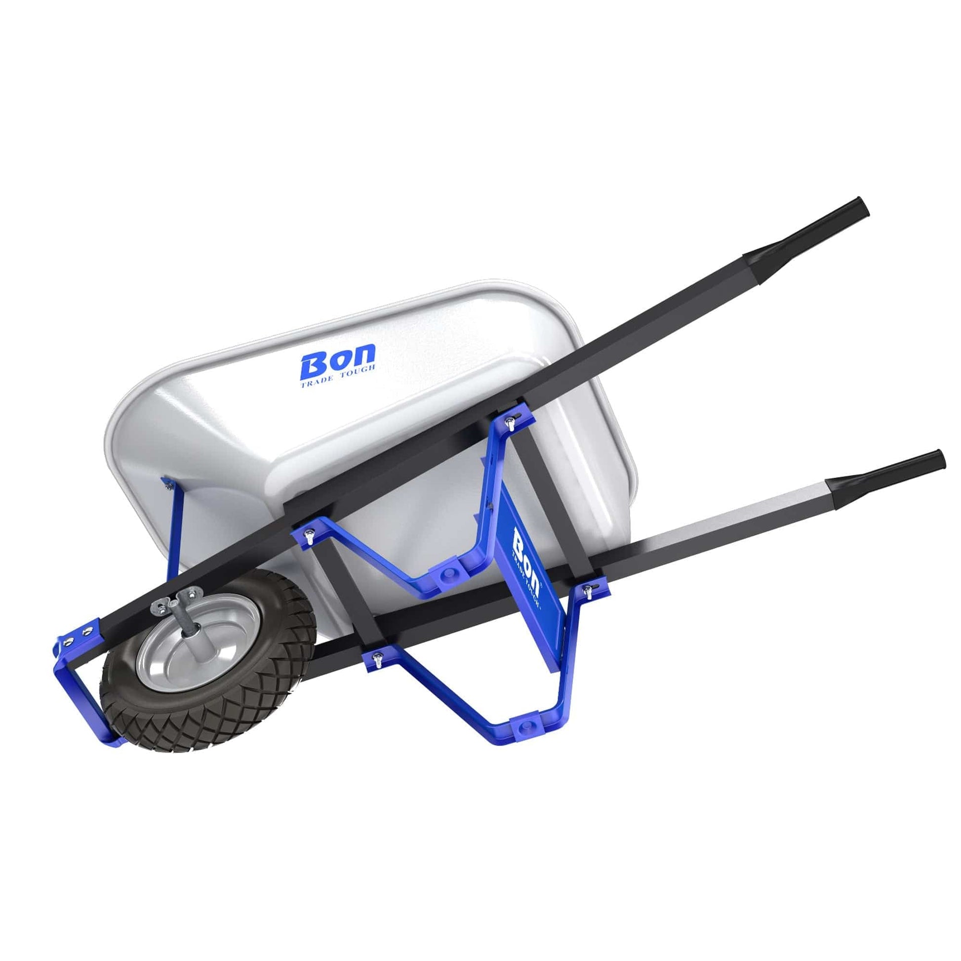 Bon Tool Trade Tough Steel Tray Wheel Barrow - RHINOBUILD Bricklaying Tools