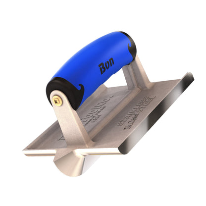 Bon Tool Stainless Steel Concrete Bullet™ Groover - Comfort Wave Handle - RHINOBUILD Bricklaying Tools