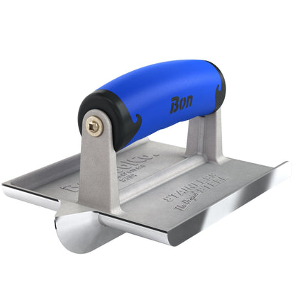 Bon Tool Stainless Steel Concrete Bullet™ Groover - Comfort Wave Handle - RHINOBUILD Bricklaying Tools