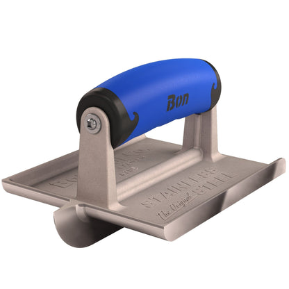 Bon Tool Stainless Steel Concrete Bullet™ Groover - Comfort Wave Handle - RHINOBUILD Bricklaying Tools
