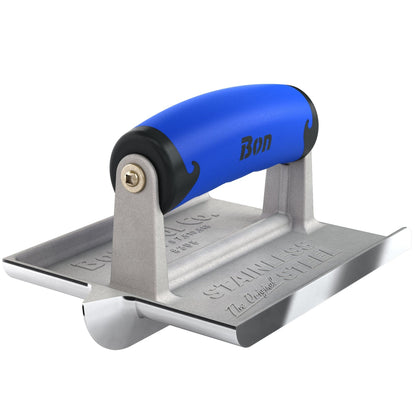 Bon Tool Stainless Steel Concrete Bullet™ Groover - Comfort Wave Handle - RHINOBUILD Bricklaying Tools