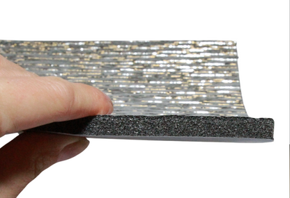 8mm Van Polyethylene Camper Van Foam Insulation Liner, Adhesive Vapour Barrier, Foil Back