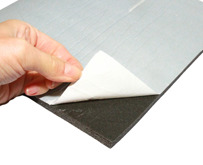 5m² Automotive Insulation Mat Foil Faced Self Adhesive Heat Reflector Foam, GlassMAT PE