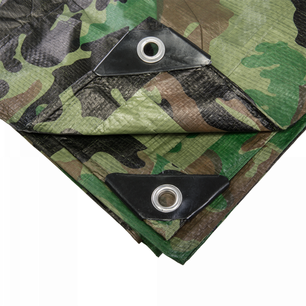 Camouflage M-Grade Tarpaulin 1.5m x 5m BRADAS - Best4Trade-Retail Tarpaulins