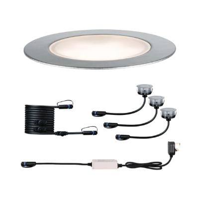 Outdoor Plug & Shine LED Recessed Floor Luminaire Mini Set - Anthracite - Paulmann