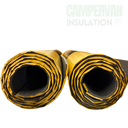 Off Cuts - 5mm Adhesive Sound Absorbing Polyethylene Foam insulation, 1m x 2m (2 x Rolls)