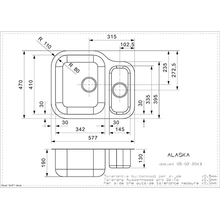 Load image into Gallery viewer, Reginox Alaska 1.5 Bowl Stainless Steel Undermount Kitchen Sink - All Style - Reginox
