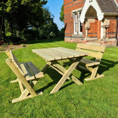 Churnet Valley Ashcombe Table Set - Sits 4 - Churnet Valley