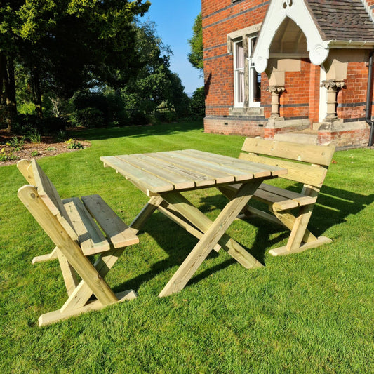 Churnet Valley Ashcombe Table Set - Sits 4 - Churnet Valley