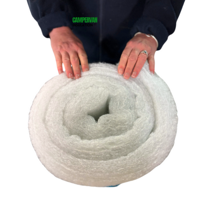 25mm Adhesive Campervan Thermal Fleece Insulation - Recycled Polyester Gap Filler for Van Conversion
