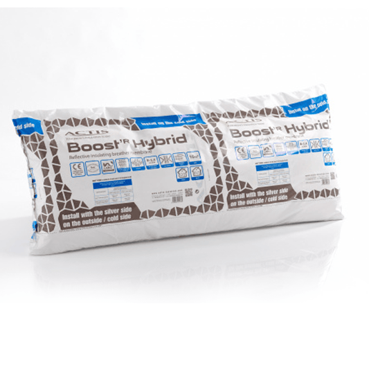 Actis Boost'R Hybrid 10m x 1.5m Reflective Breather Membrane - Actis External Wall Systems