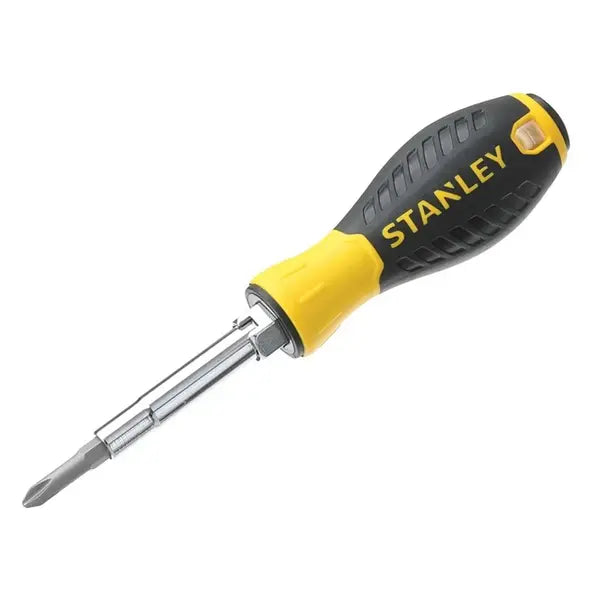 All In One Screwdriver with 6 Interchangeable Tips - Stanley