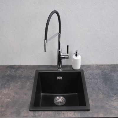 Amsterdam 40 1 Bowl Granite Composite Kitchen Sink - All Colours - Reginox