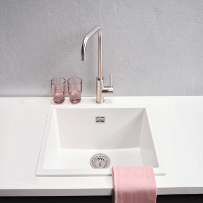 Amsterdam 40 1 Bowl Granite Composite Kitchen Sink - All Colours - Reginox