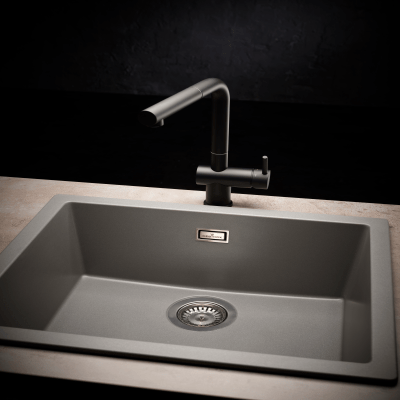 Amsterdam 50 1 Bowl Granite Composite Kitchen Sink - All Colours - Reginox
