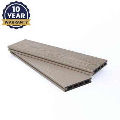 DDecks DuroDual Composite Reversible Decking Board (Hollow) 145mm x 21mm x 3.6m - All Colours - DDecks